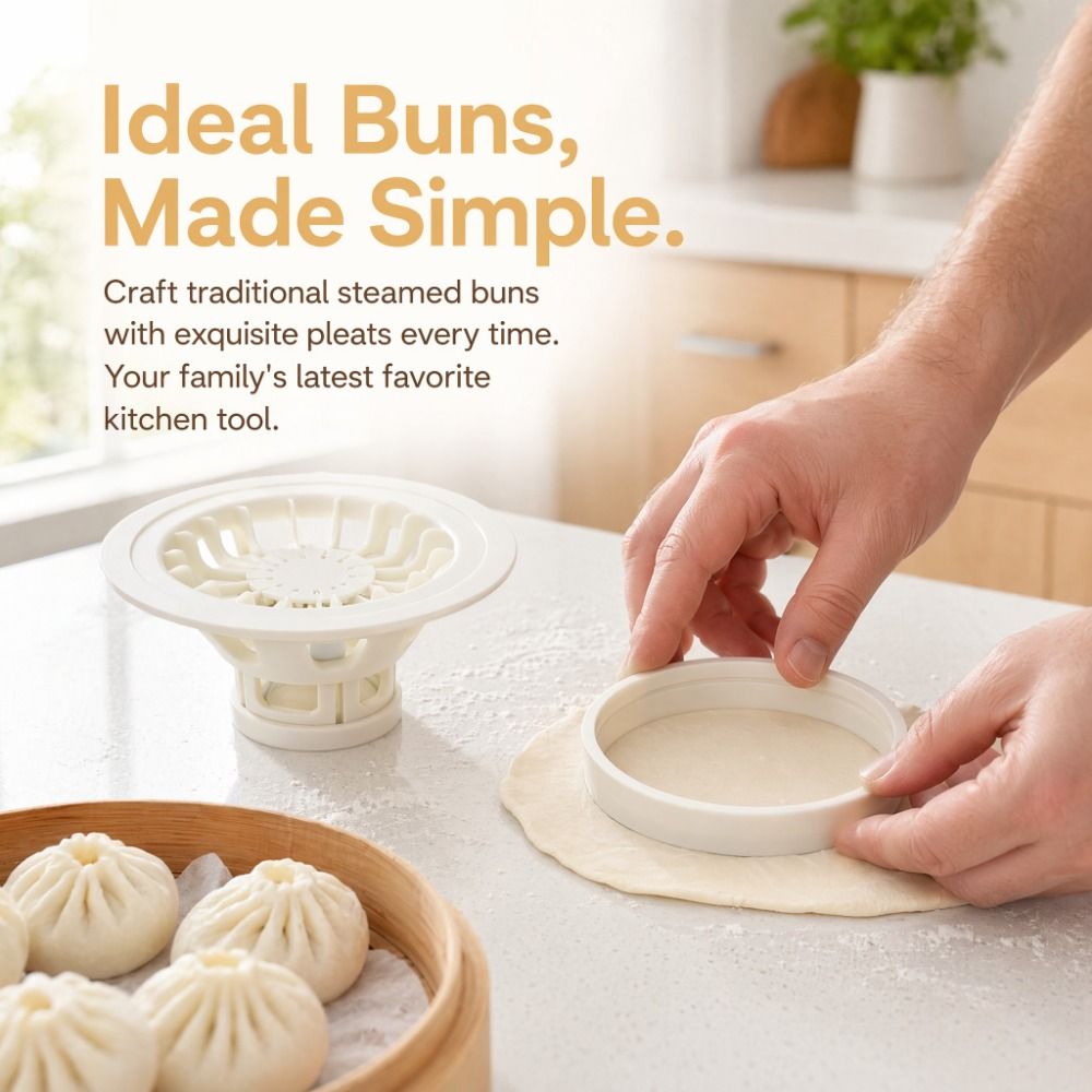Kitchen Gadgets Dumpling Maker - Máquina Manual para Hacer Baozi con
