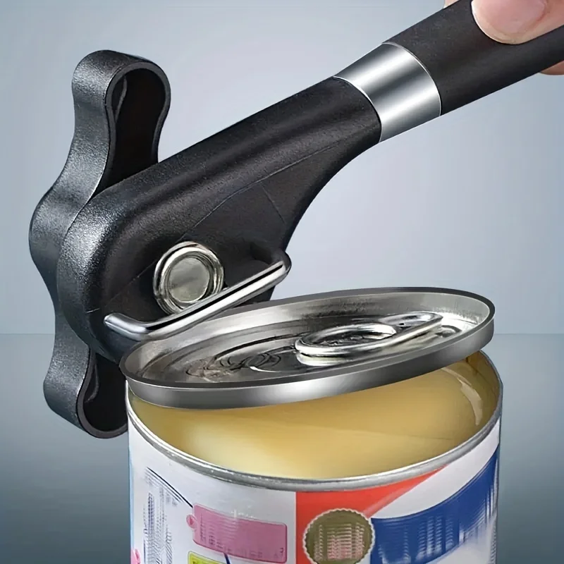 Kitchen Hand Gadgets - Abrelatas manual de plástico seguro, herramientas
