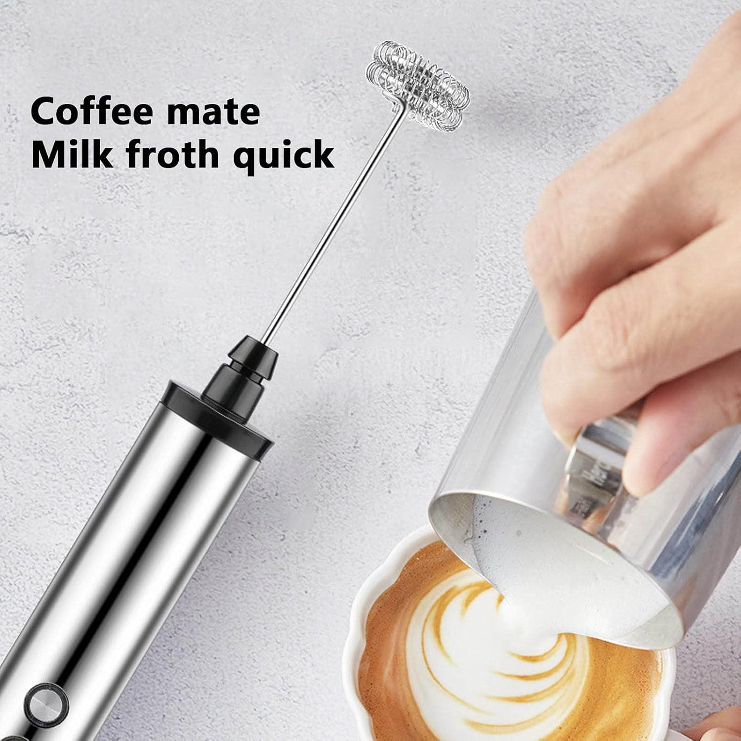 Kitchen Home Gadgets - Batidora de Leche Eléctrica de Mano