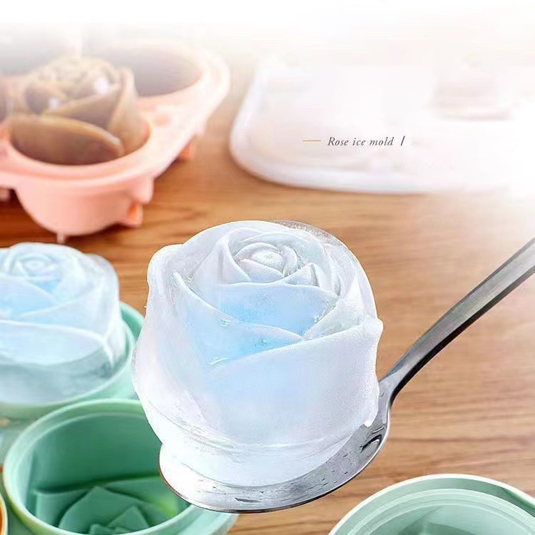 Kitchen Gadgets And Accessories - Moldes de hielo de rosas 3D,