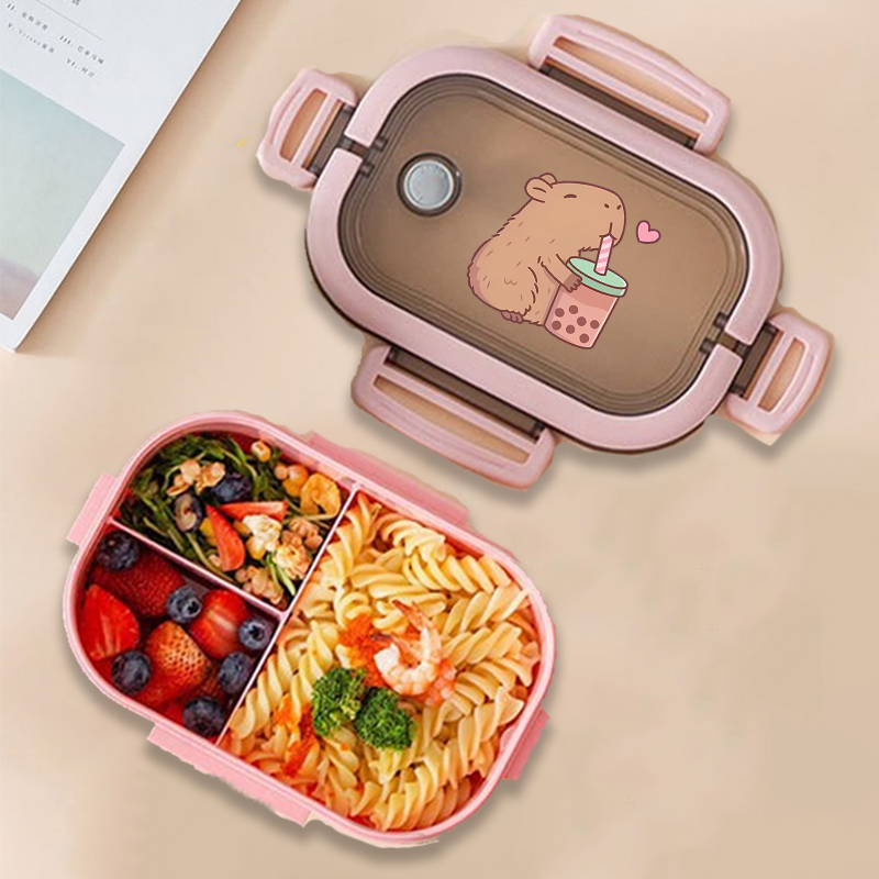 Kitchen Gadgets Wholesale - Fiambrera Bento de Capibara con estampado