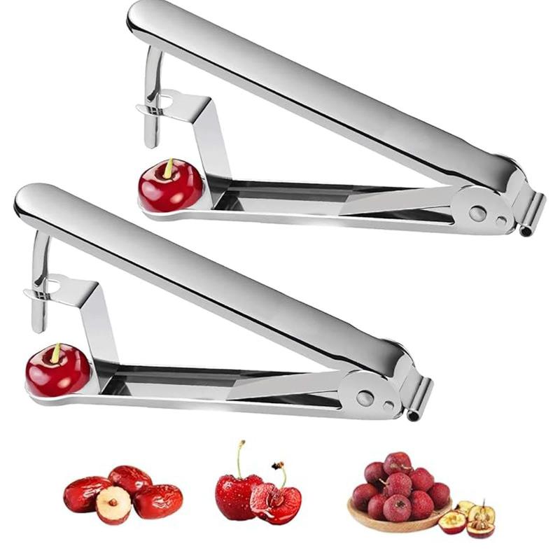 Kitchen Home Gadgets - Removedor de huesos multifuncional para cerezas,