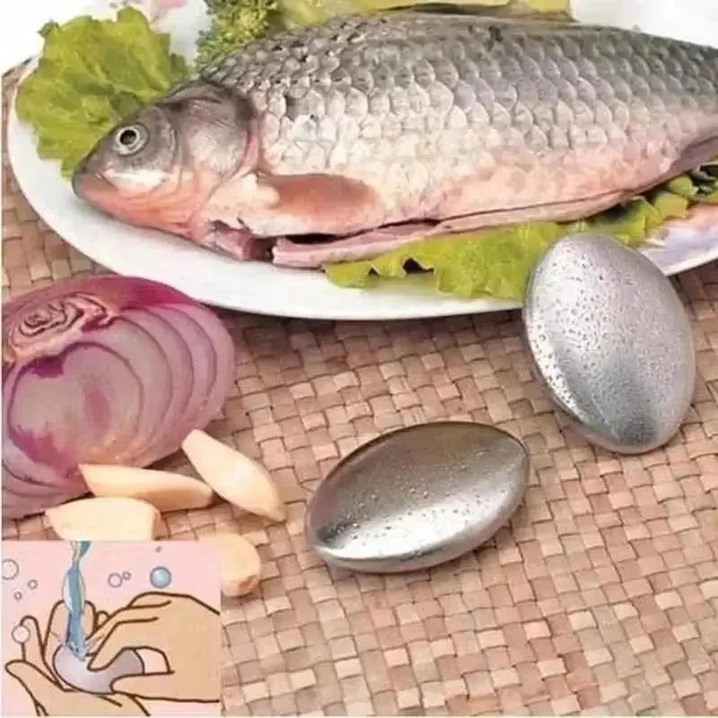 Kitchen Hand Gadgets - Nuevo Jabón de Acero Inoxidable para