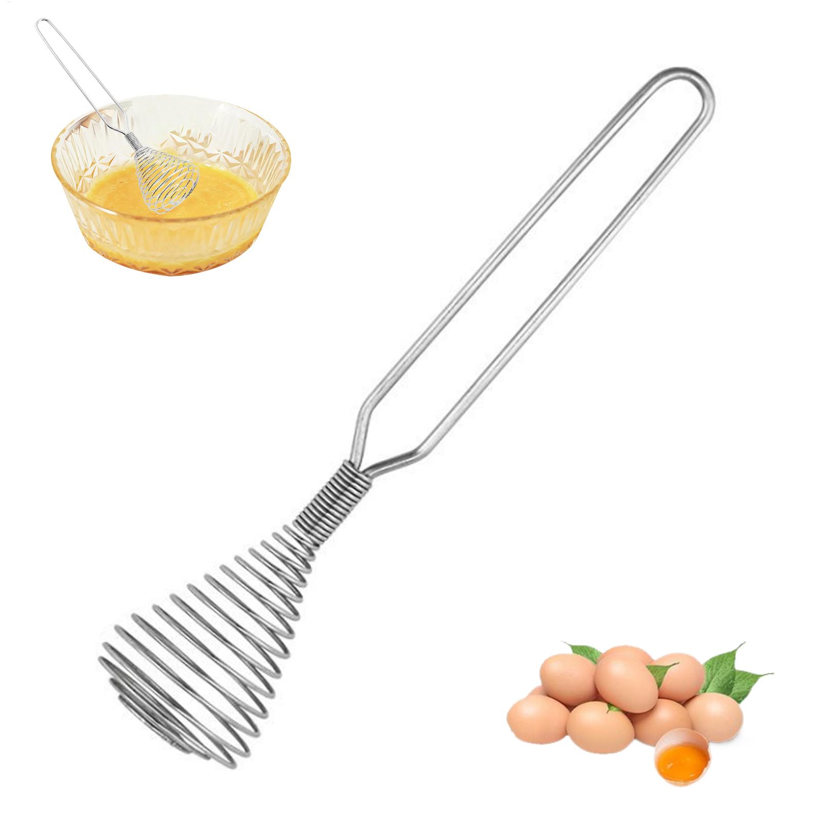 Kitchen Hand Gadgets - Batidor de mano de acero inoxidable,