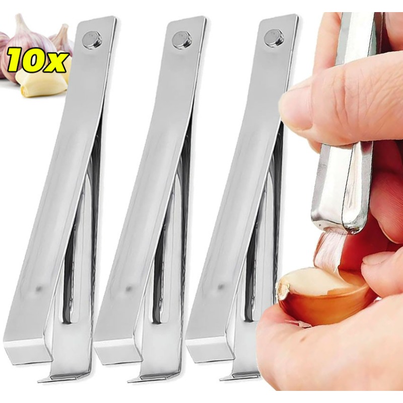 Kitchen Gadgets Under $10 - Pelador de Ajos de Acero Inoxidable,
