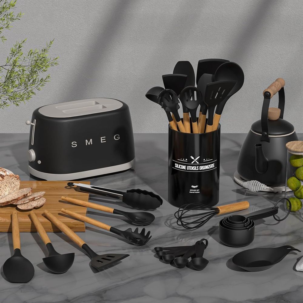 Juego de utensilios de cocina  - Kitchen Utensil Holder reseña y precio