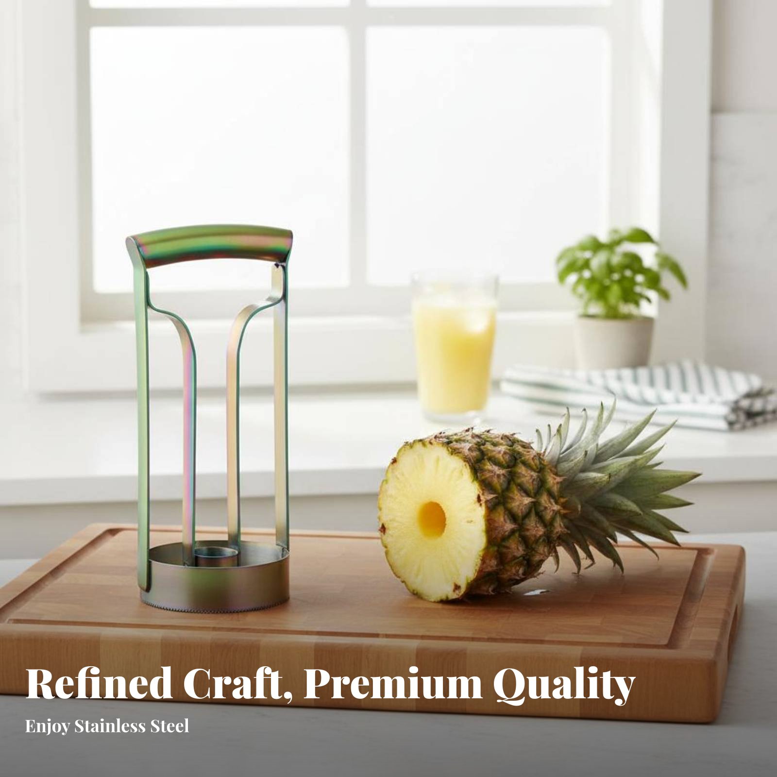 Cortador de Piña de Acero Inox - Kitchen Gadgets & Toys reseña y precio