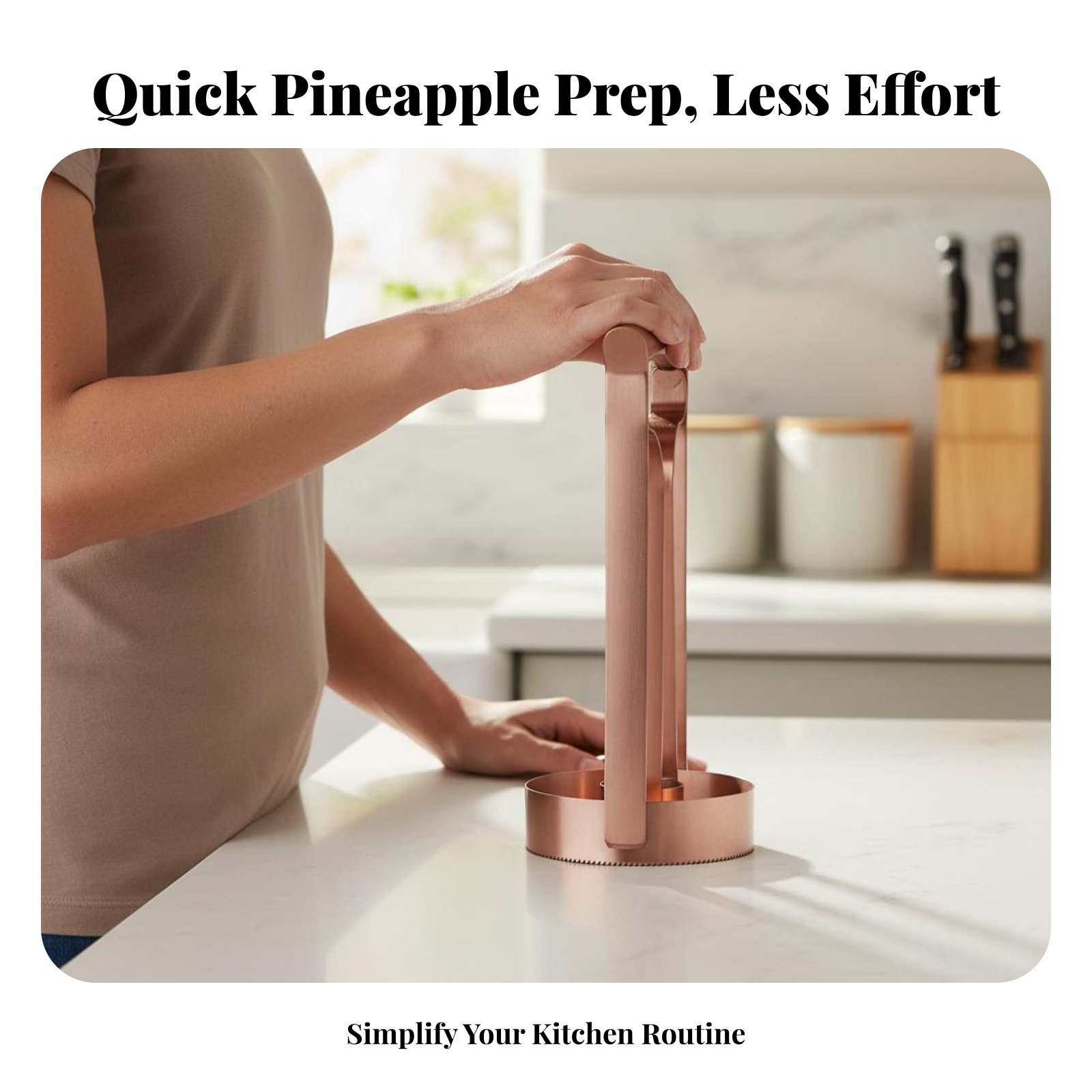 Cortador de Piña de Acero Inox - Kitchen Gadgets & Toys reseña y precio