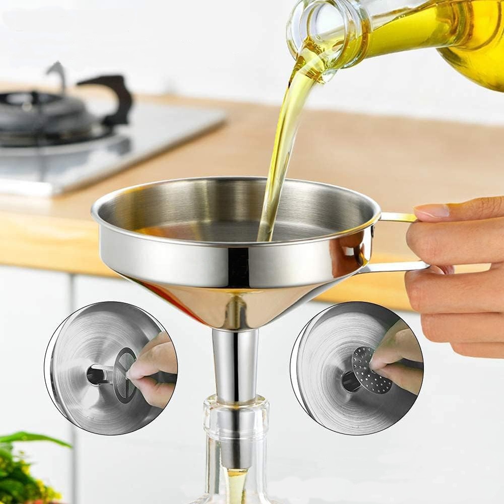Embudo de acero inoxidable par - Kitchen Gadgets Design reseña y precio