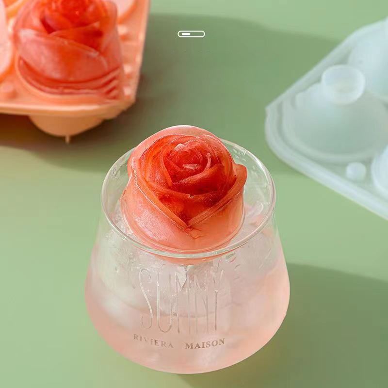 Moldes de hielo de rosas 3D, b - Kitchen Gadgets And Accessories reseña y precio