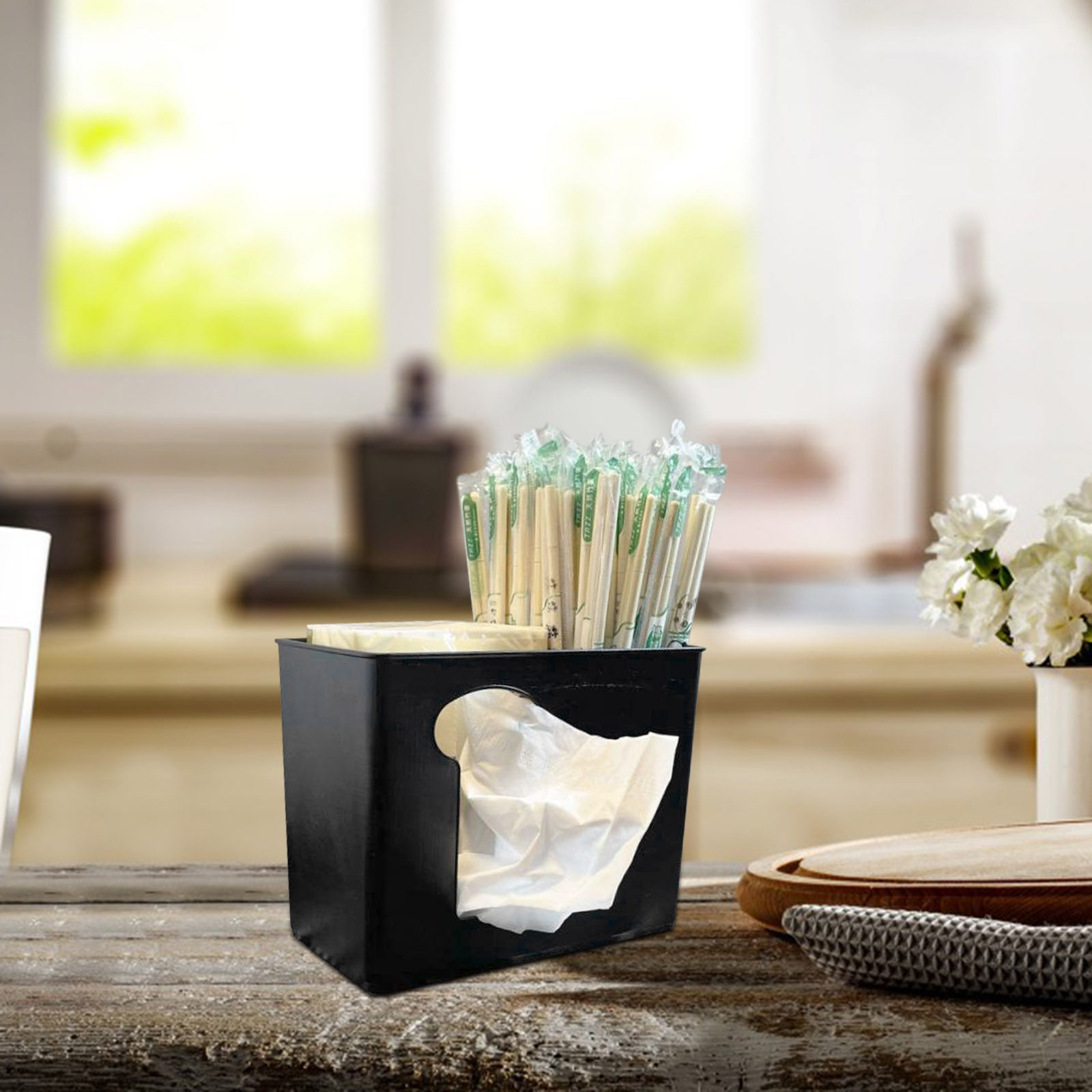 Organizador de Cubiertos de PP - Kitchen Utensil Holder reseña y precio