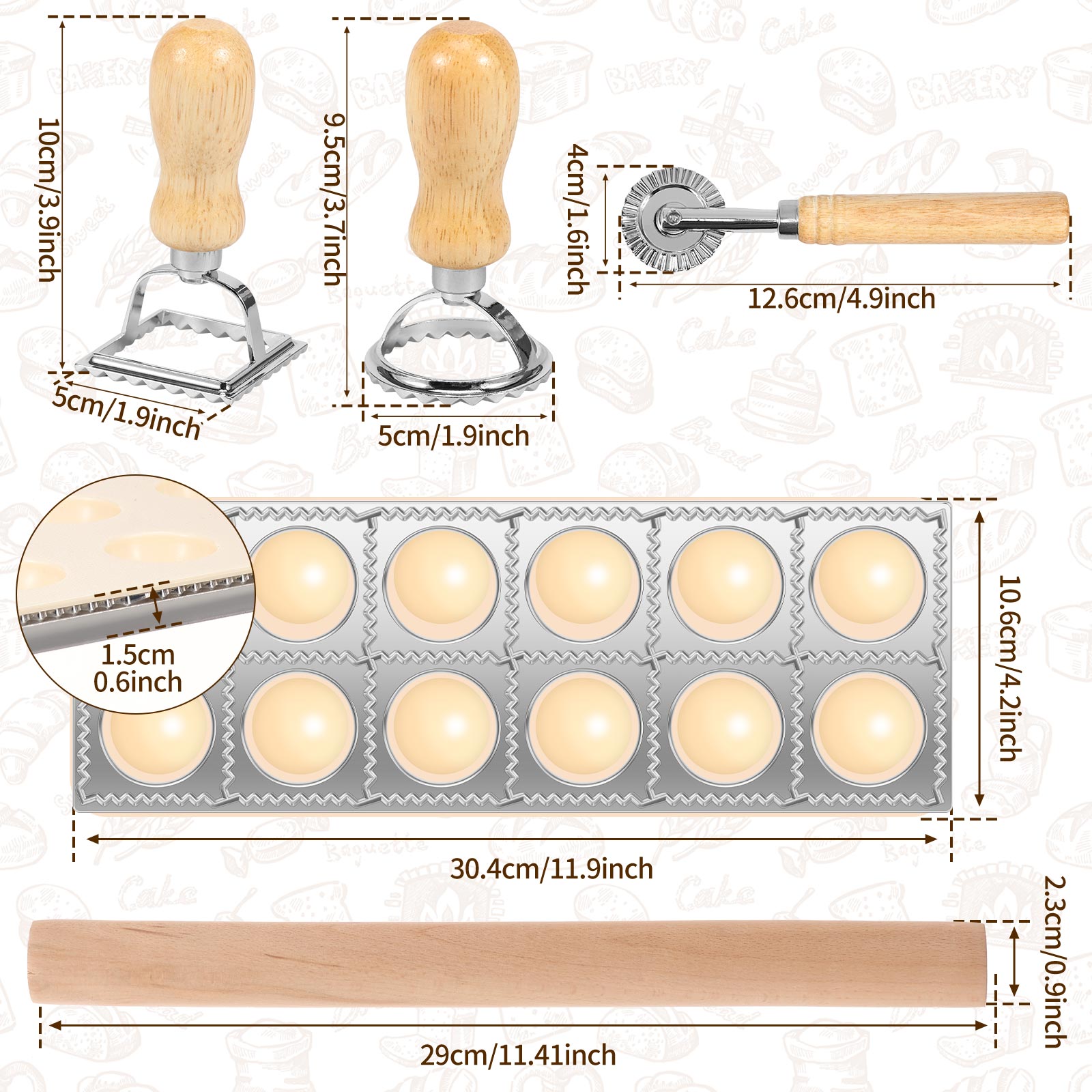 Juego de Moldes para Hacer Rav - Kitchen Gadgets Under $10 reseña y precio