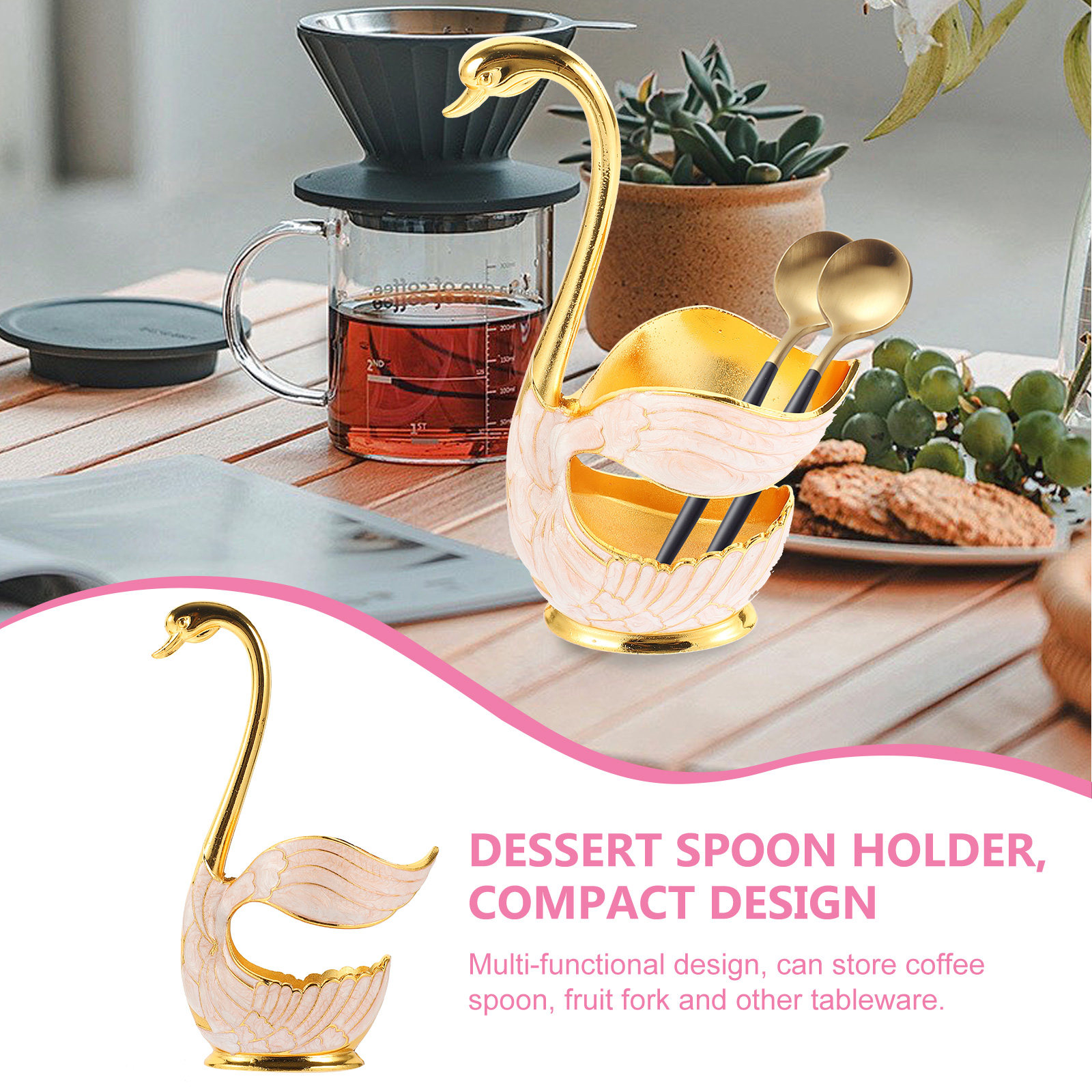 Soporte para Cucharas con Base - Kitchen Utensil Holder reseña y precio