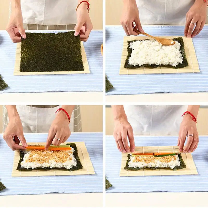Alfombrilla enrollable de bamb - Kitchen Gadgets For Seniors reseña y precio