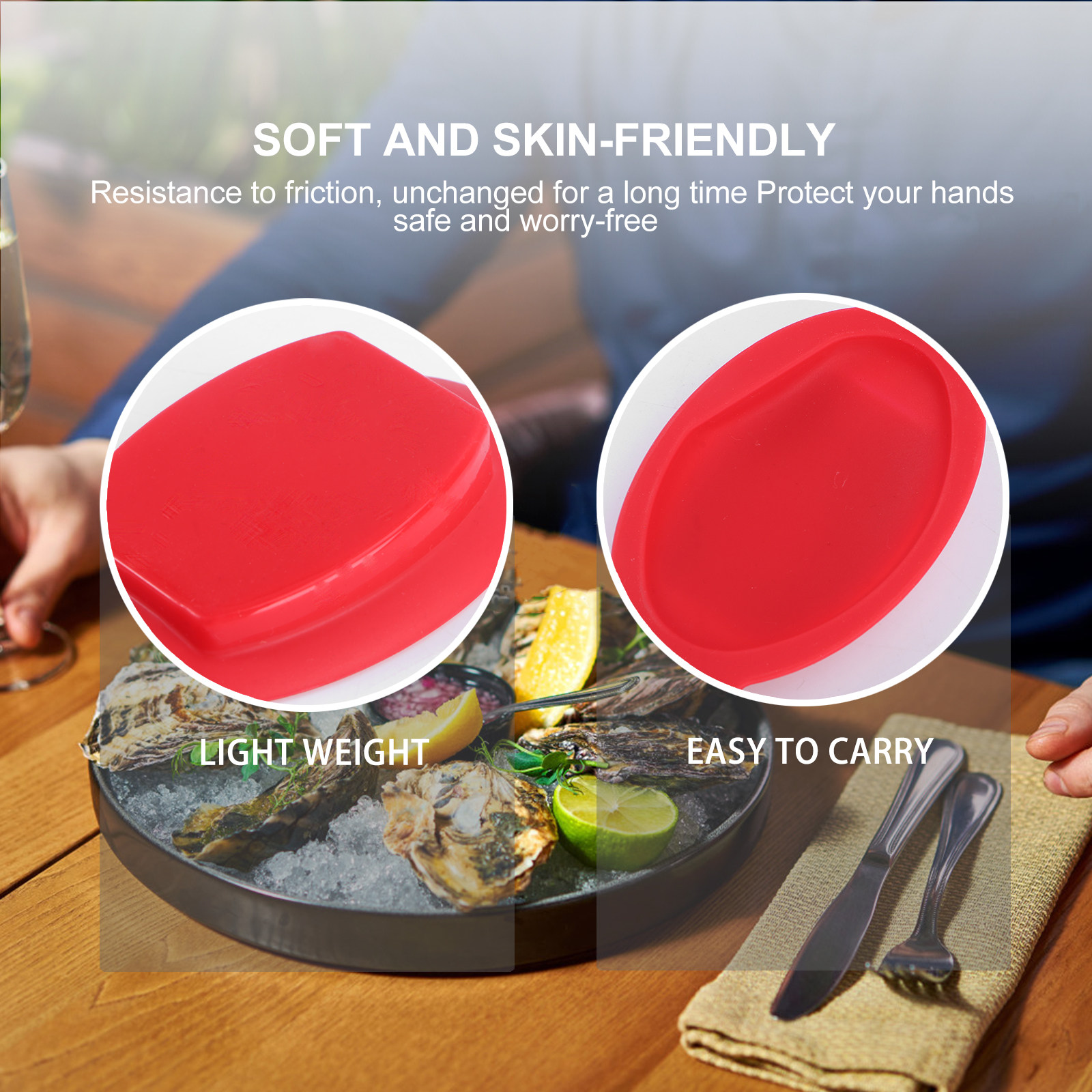 2 piezas de soporte de silicon - Kitchen Hand Gadgets reseña y precio