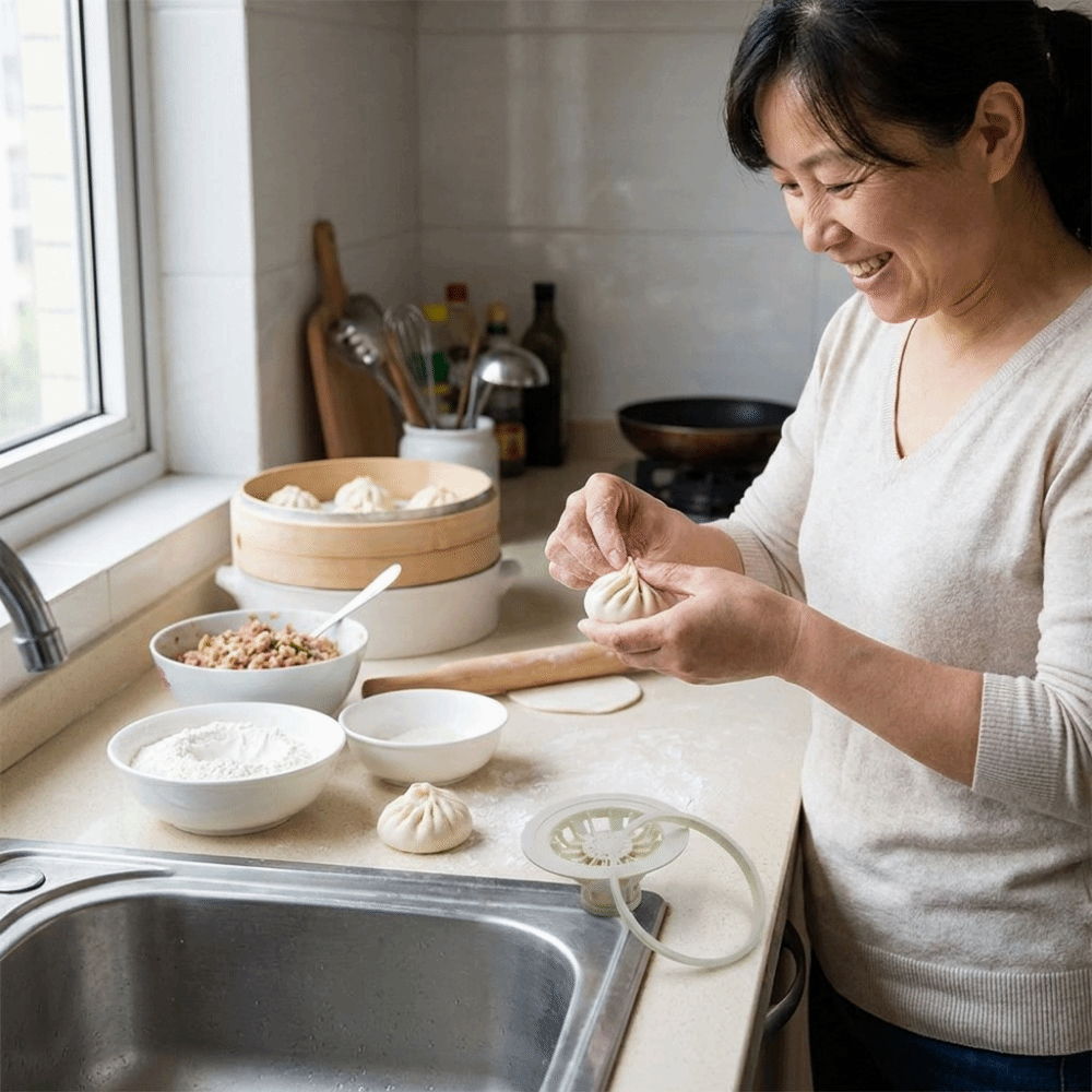Máquina Manual para Hacer Baoz - Kitchen Gadgets Dumpling Maker reseña y precio
