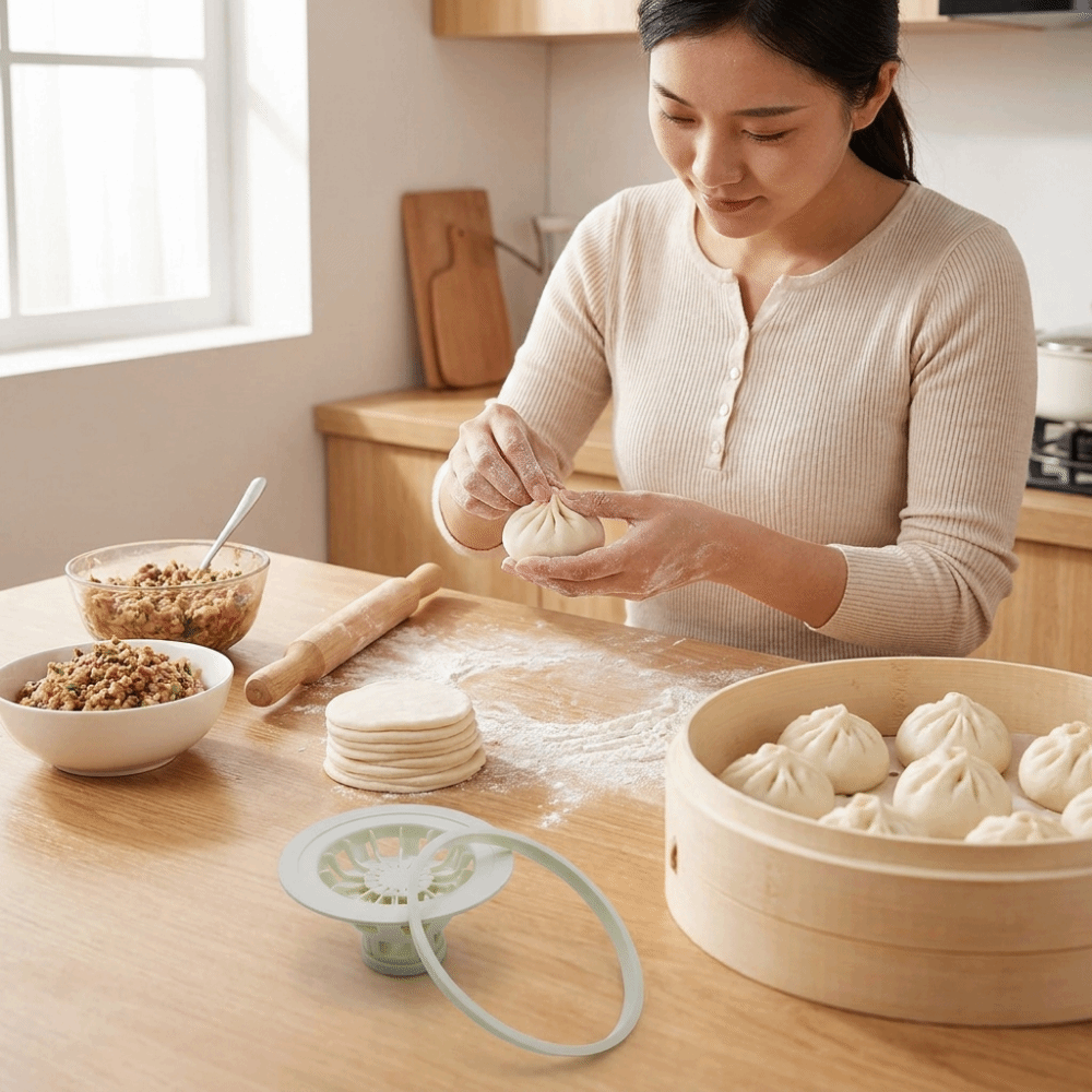 Máquina Manual para Hacer Baoz - Kitchen Gadgets Dumpling Maker reseña y precio